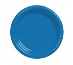 True Blue 9" Plastic Lunch Plates 20 pcs/pkt